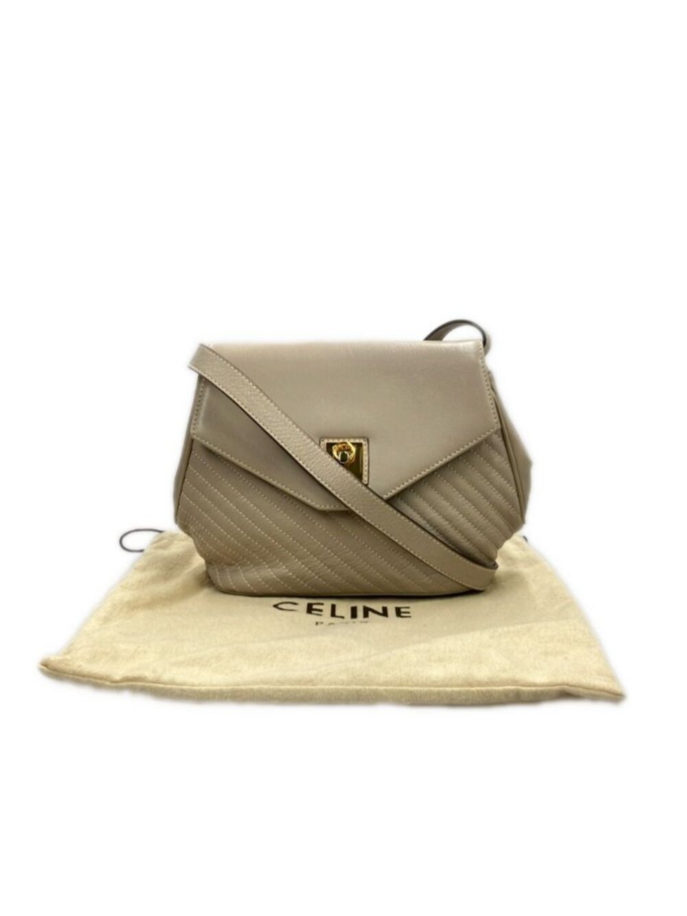 Celine Shoulder Bag Beige - Picture 8 of 8